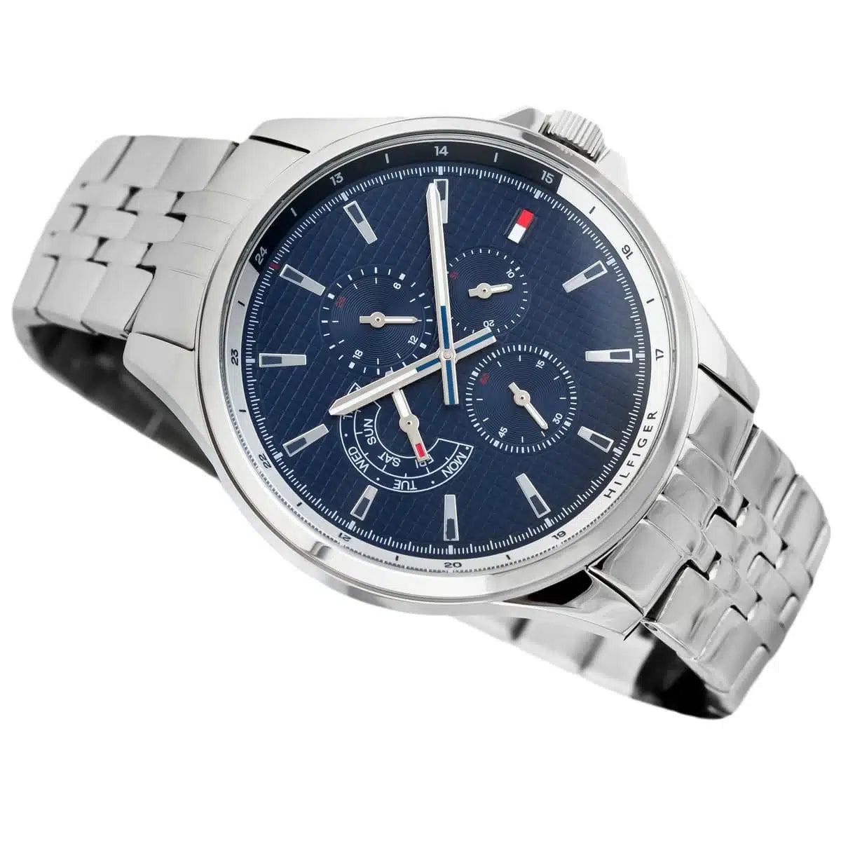 Montre Tommy Hilfiger 1791612 Shawn en Acier Doré et Cadran Bleu 1791612