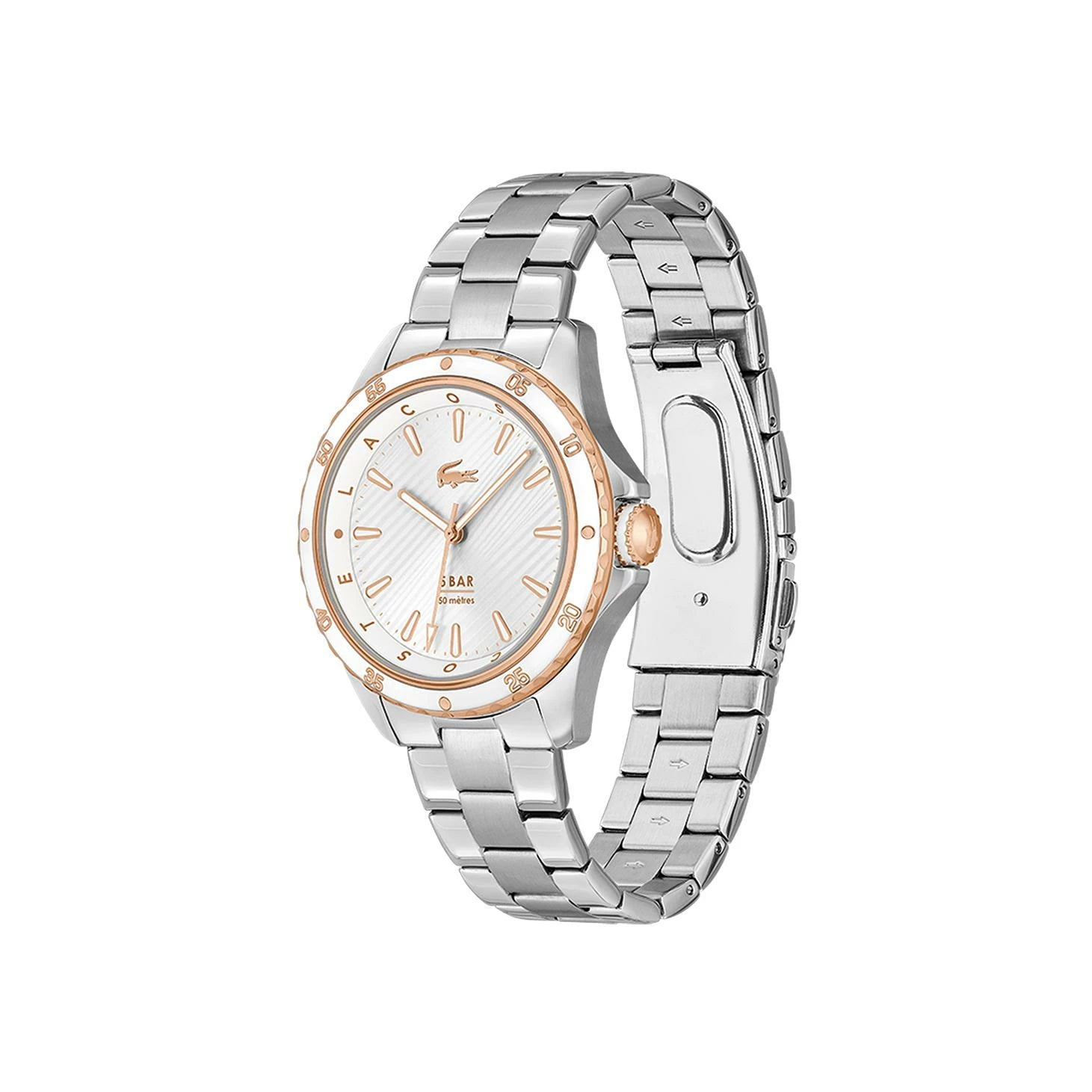 Montre LACOSTE femme bracelet acier inoxydable argent 2001370
