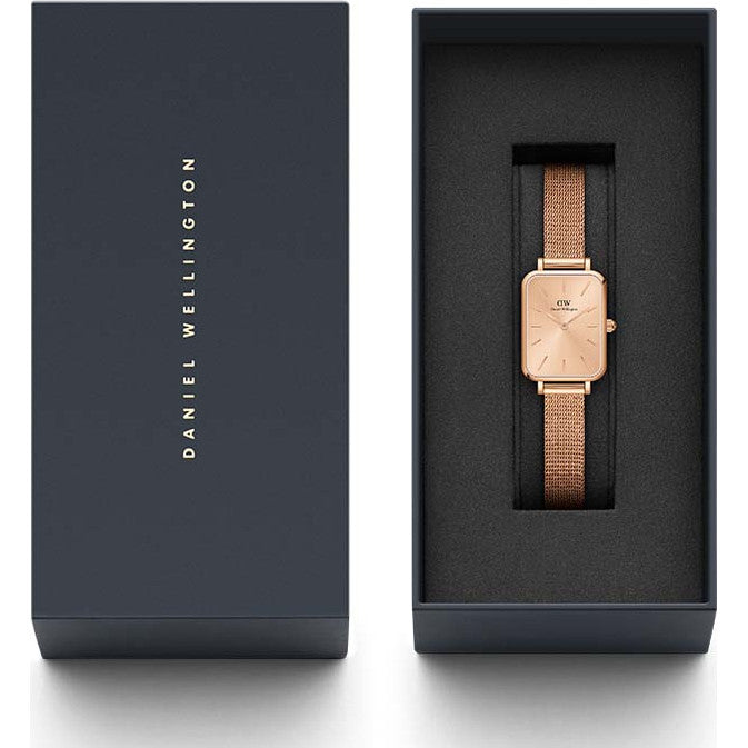 Montre à quartz en acier, nacre et plaqué or rose DW00100484 Daniel wellington