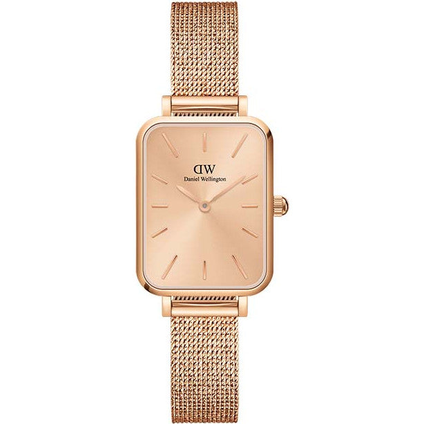 Montre à quartz en acier, nacre et plaqué or rose DW00100484 Daniel wellington