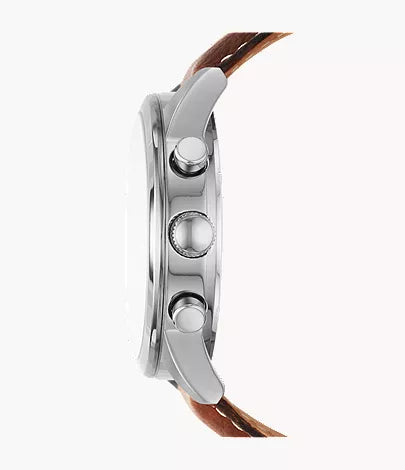 Fossil Montre Marron Chronographe Hommes Neutra Chrono BQ2125IE