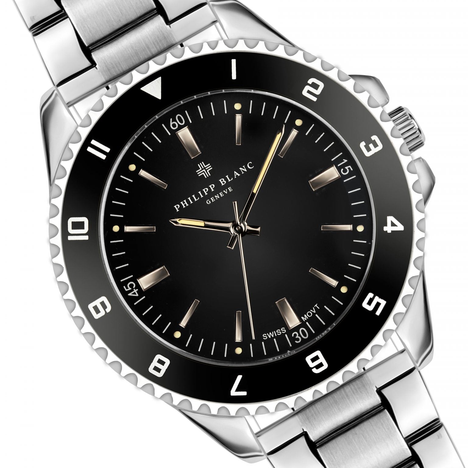 Montre à quartz en acier inoxydable