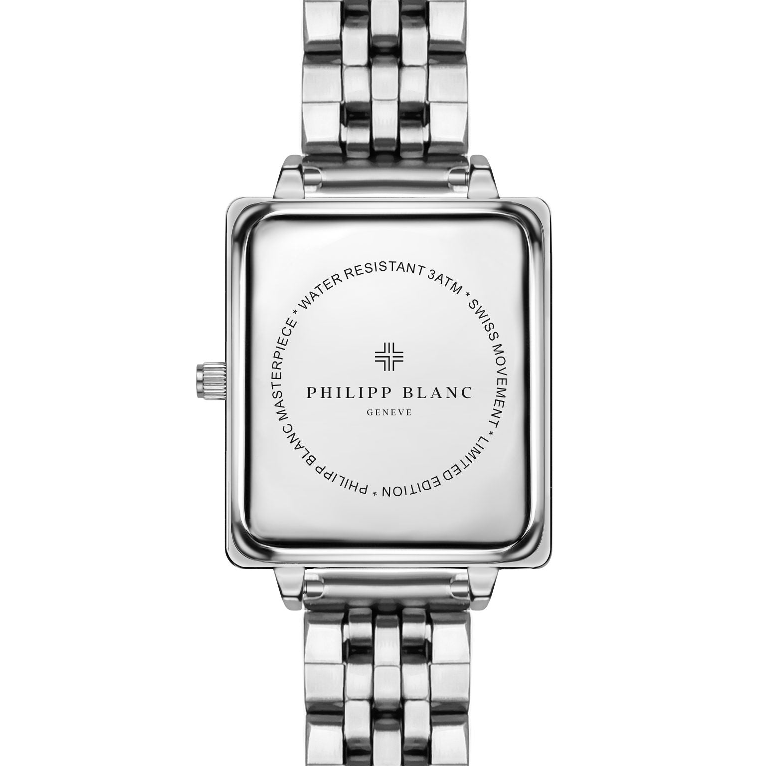 Montre à quartz en acier Argenté et vert