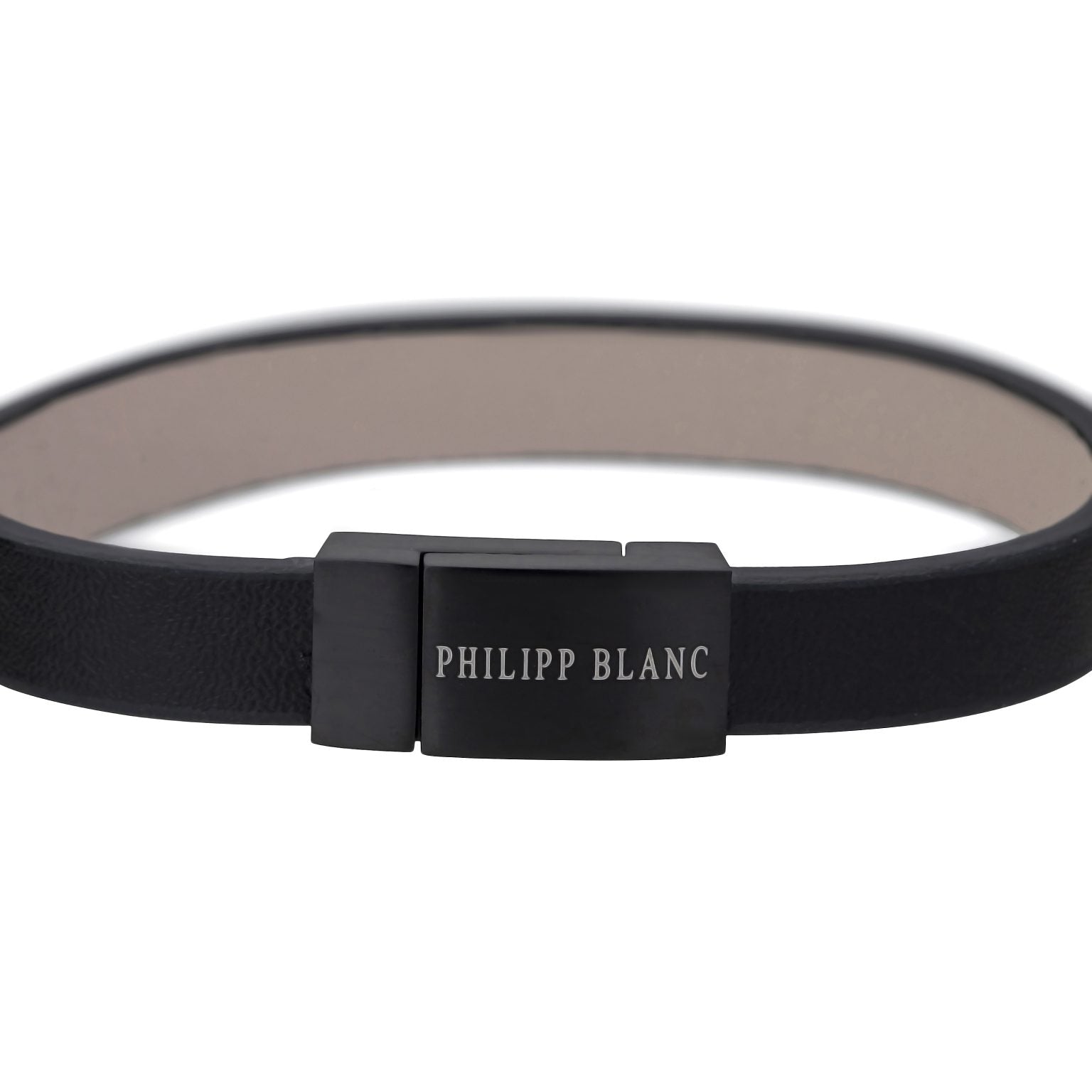 Coffret montre à quartz en acier et bracelet en cuir SPC9-1