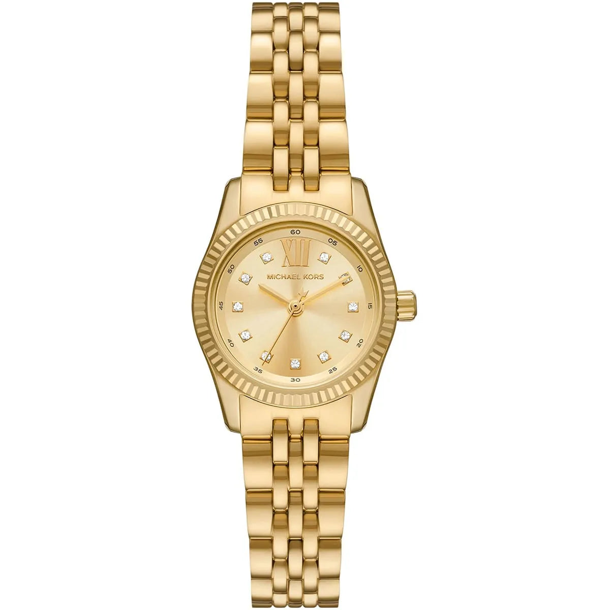 Montre Michael Kors Lexington analogique avec cadran doré et bracelet en acier doré 4741