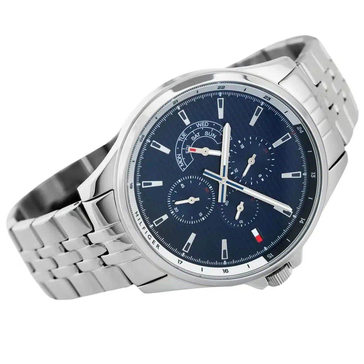 Montre Tommy Hilfiger 1791612 Shawn en Acier Doré et Cadran Bleu 1791612