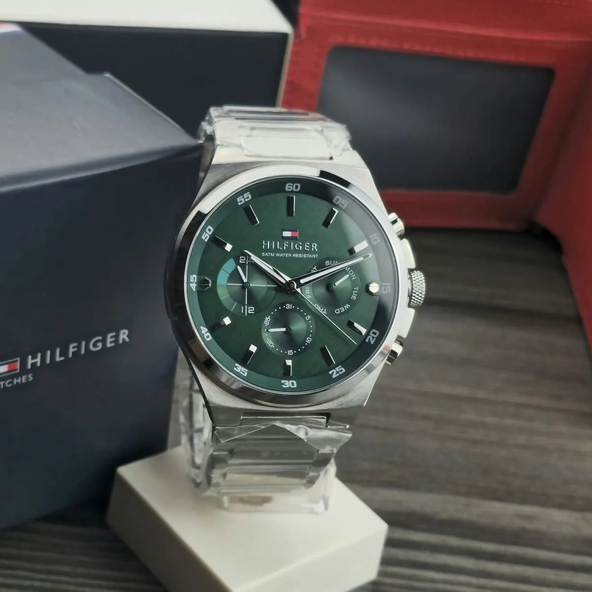 Montre Tommy Hilfiger 1792088 Acier Inoxydable et Cadran Bleu 1792088 Tommy Hilfiger