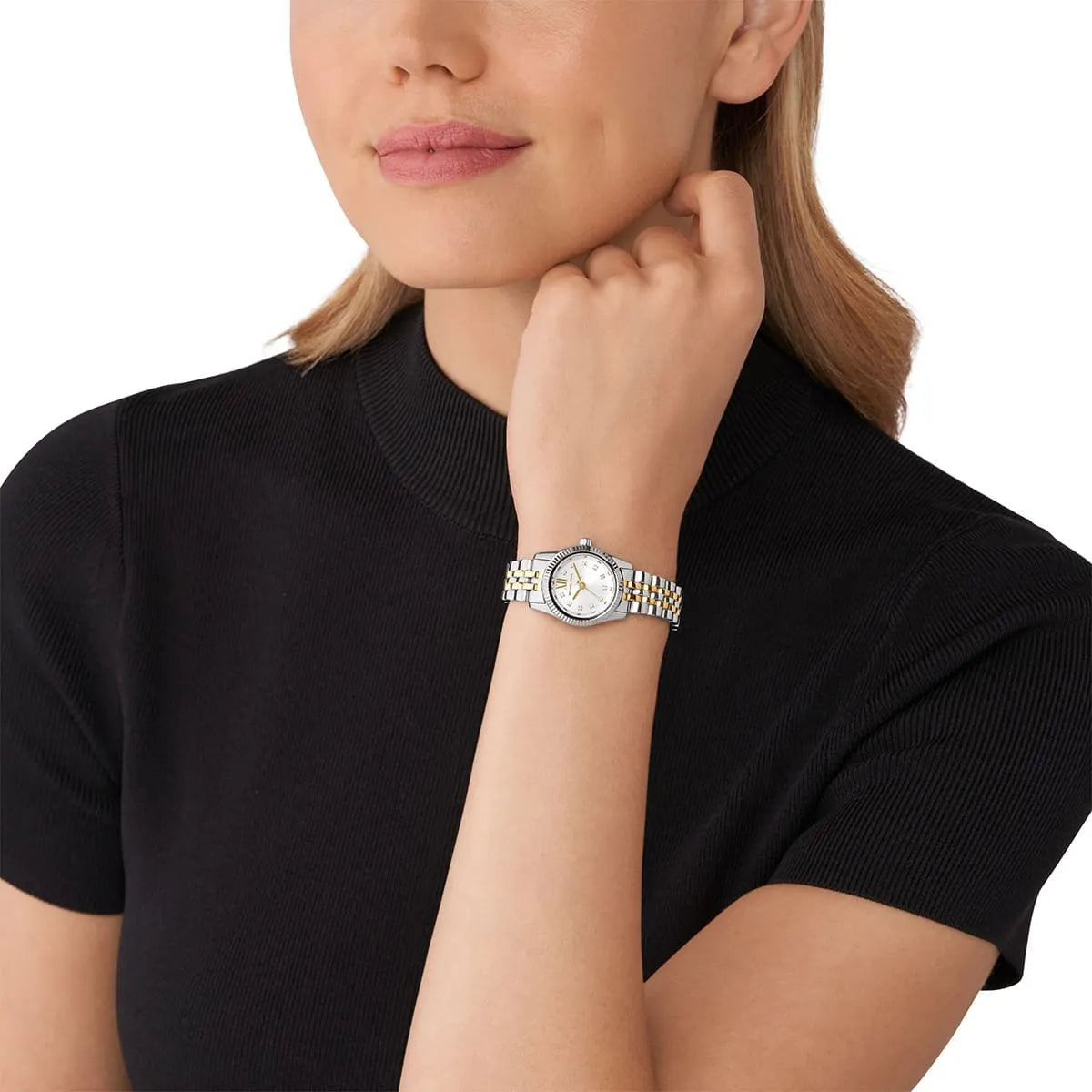 Montre Michael Kors MK4740 Petite Lexington en Acier Bicolore