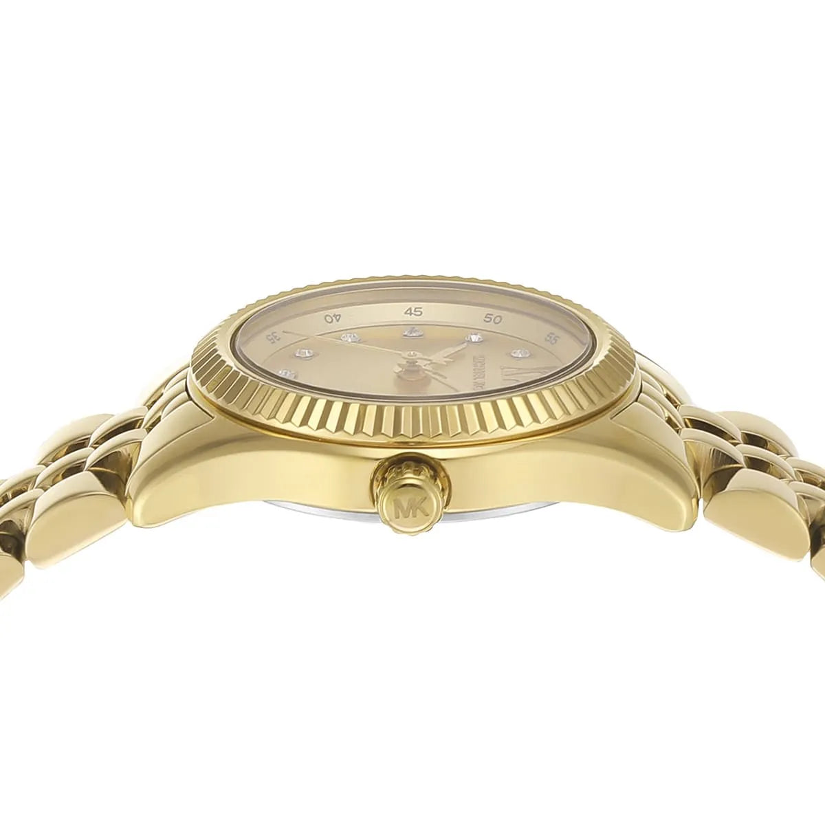 Montre Michael Kors Lexington analogique avec cadran doré et bracelet en acier doré 4741